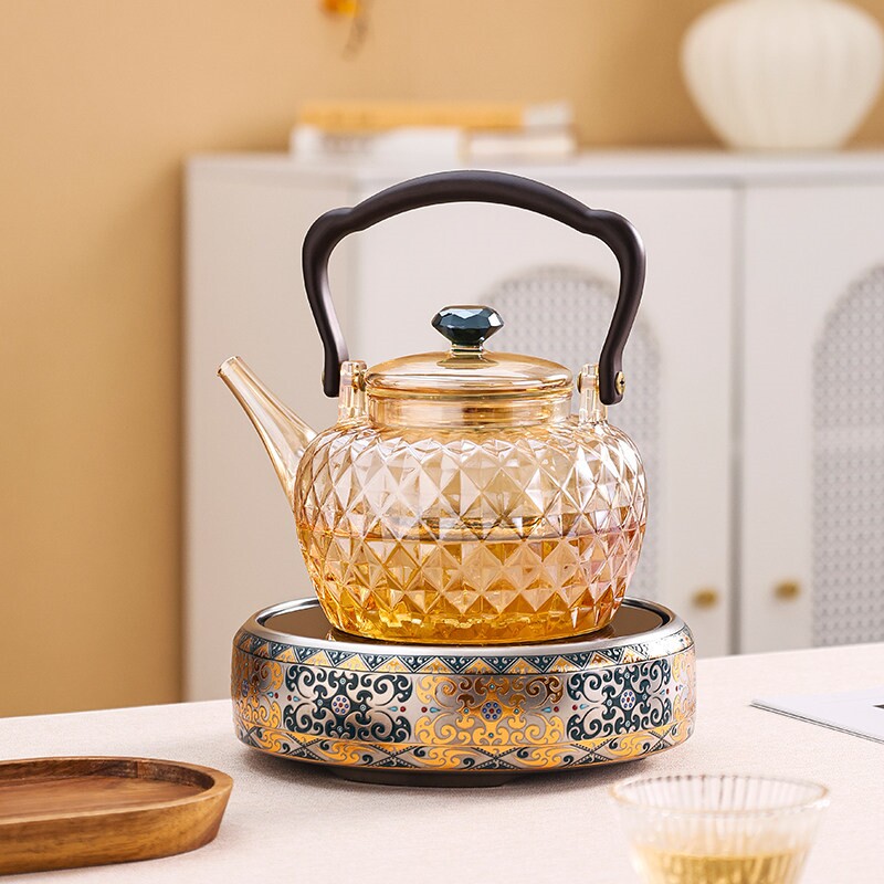 岳恒福韵金电陶炉煮茶壶家用煮茶