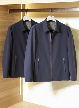 old money气场！激光切割！3D精裁！男商务休闲翻领防水夹克外套