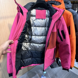 西藏旅行穿搭鸟家羽绒服冲锋衣女超厚东北哈尔滨零下40度防寒外套