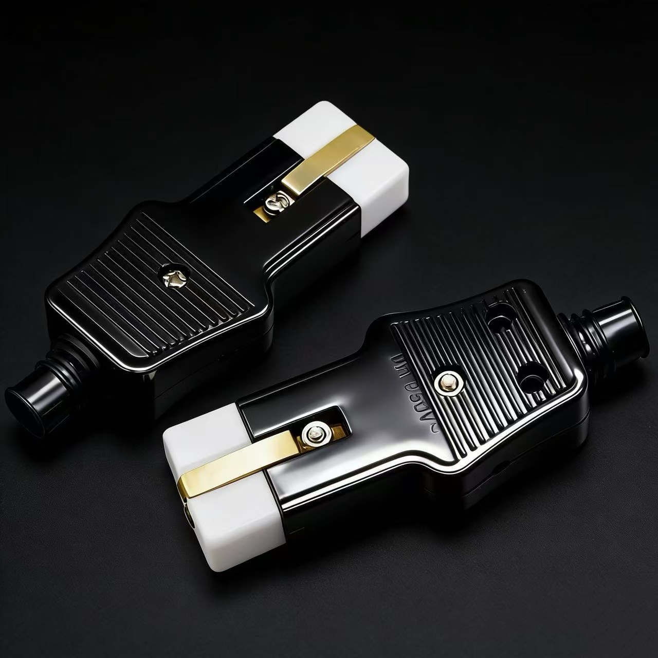 家用老式两孔陶瓷插头电饭煲饭锅水壶炒锅两口电源线二孔 2孔瓷头