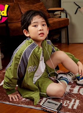 redcopper2025春夏新款儿童复古美式夹克外套CH151201