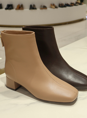 HA257126 HARSON哈森2025年冬靴高跟时装靴 商场新品