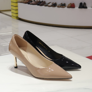 HS267102 HARSON哈森2026年春款高跟尖头单鞋 商场专柜同款