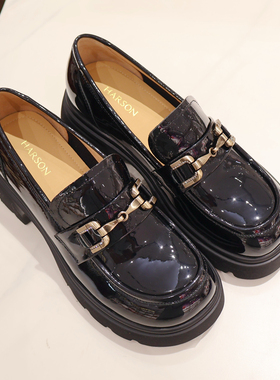 HARSON哈森女鞋 HL254101 2025年秋款乐福单鞋 商场新品