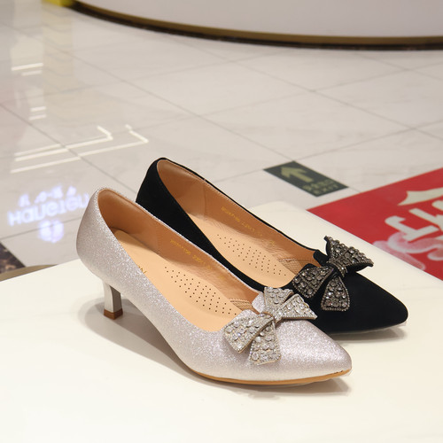HS267156 HARSON哈森女鞋  2026年春 细跟 单鞋 商场新品