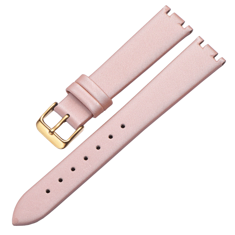 适用于依波路Borel传奇系列表带 QBS1856D双凹接口真皮表带女16MM
