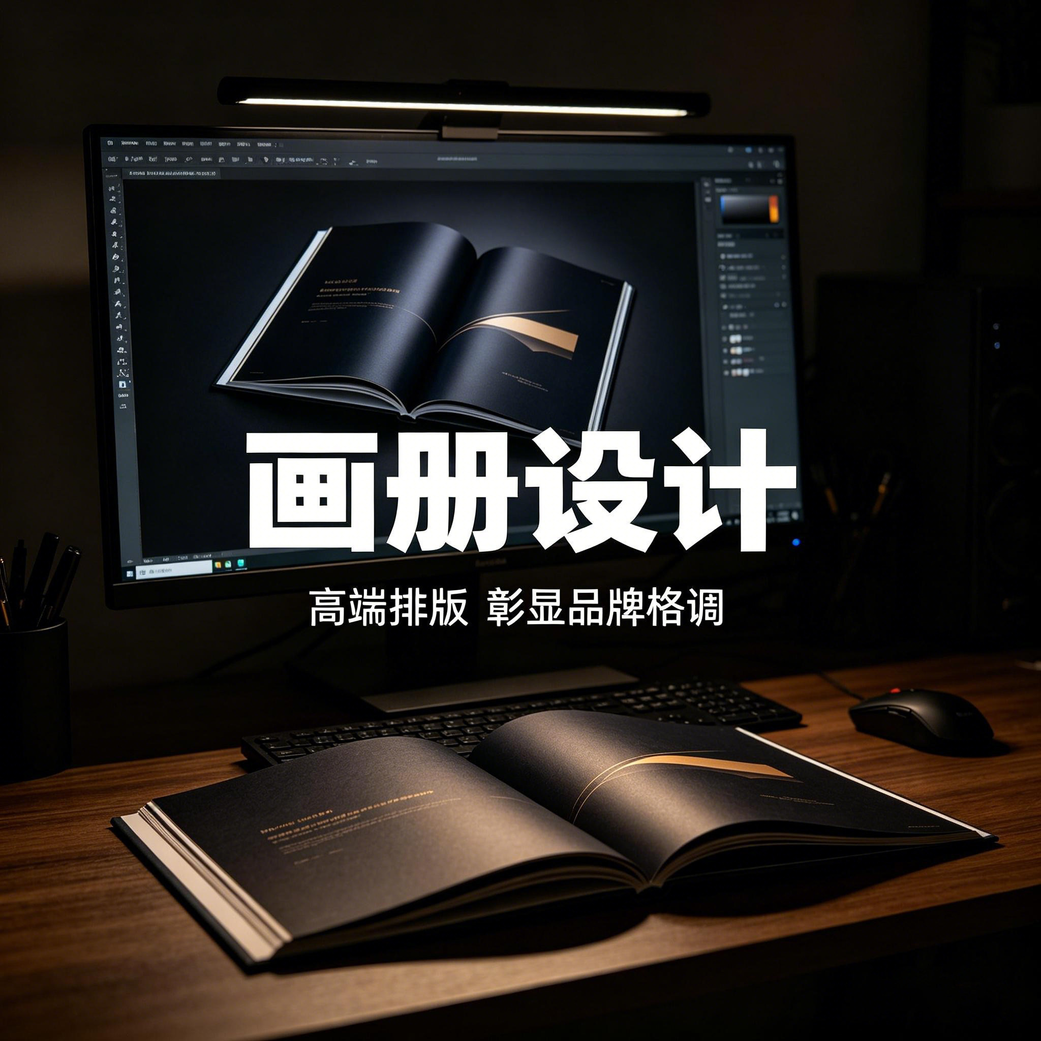 画册平面设计广告主kv宣传册产品手册排版折页展板图片详情页设计图片