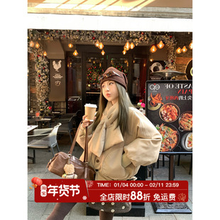 MLS 雪国战甲 2025冬季新款女90白鸭绒可拆卸围巾宽松保暖羽绒服