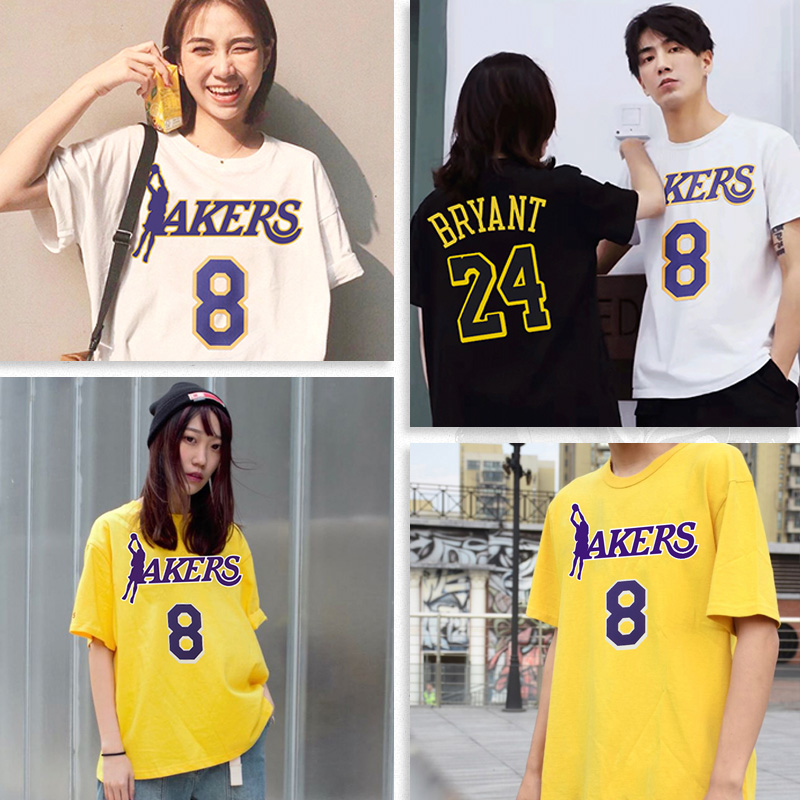 科比短袖男24号曼巴精神运动t恤湖人队篮球训练服定制球衣女宽松在类目 运动服/休闲服装, 运动T恤中 - 来自Buy2taobao.com提供专业的淘宝代购服务