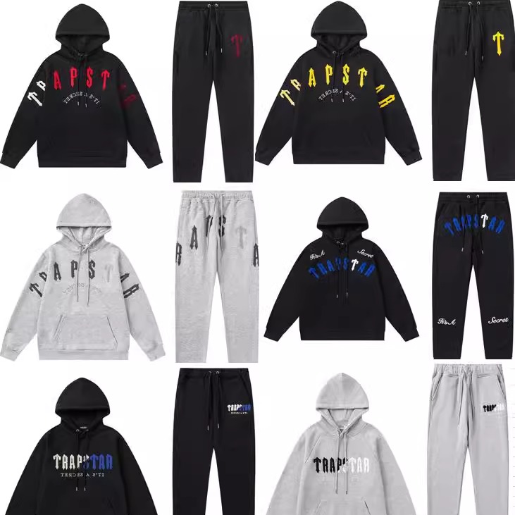 欧美小众宽松休闲毛巾绣连帽卫衣