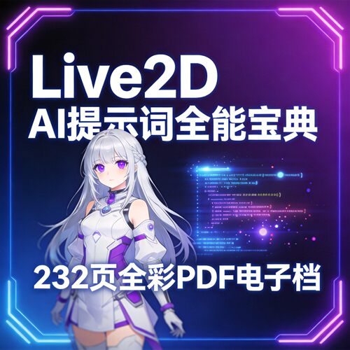 Live2D AI提示词全能宝典 1000+提示词 从零基础到商业接单全流程