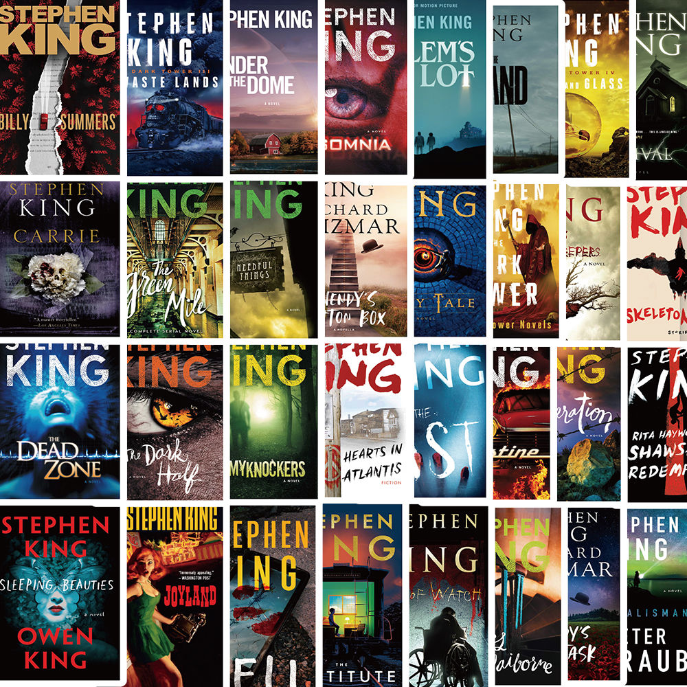 50张史蒂芬金恐怖小说贴纸贴画