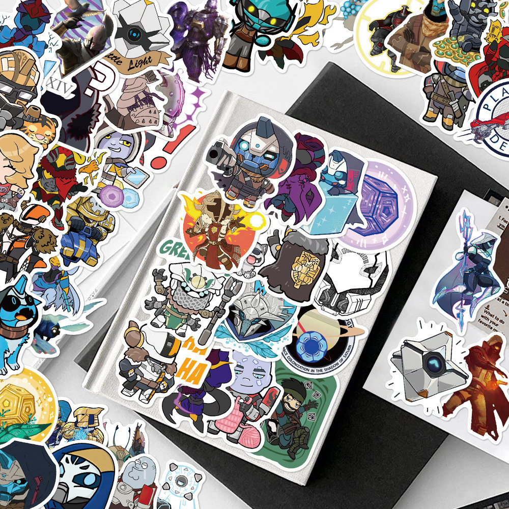 50张游戏Destiny2贴纸装饰贴画