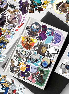 50张游戏Destiny 2贴纸笔记本电脑手账本手机壳装饰防水diy贴画