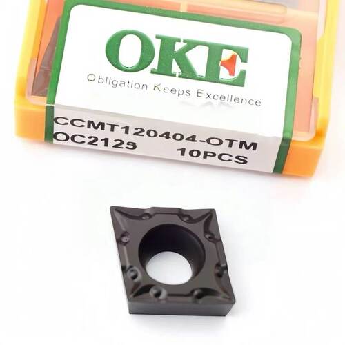 株洲OKE 数控车刀片CCMT120404/120408-OTM OC2125 加工钢件 正品