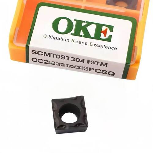 OKE 小四方数控镗孔车刀片SCMT09T304/09T308-OTM OC2125钢件加工