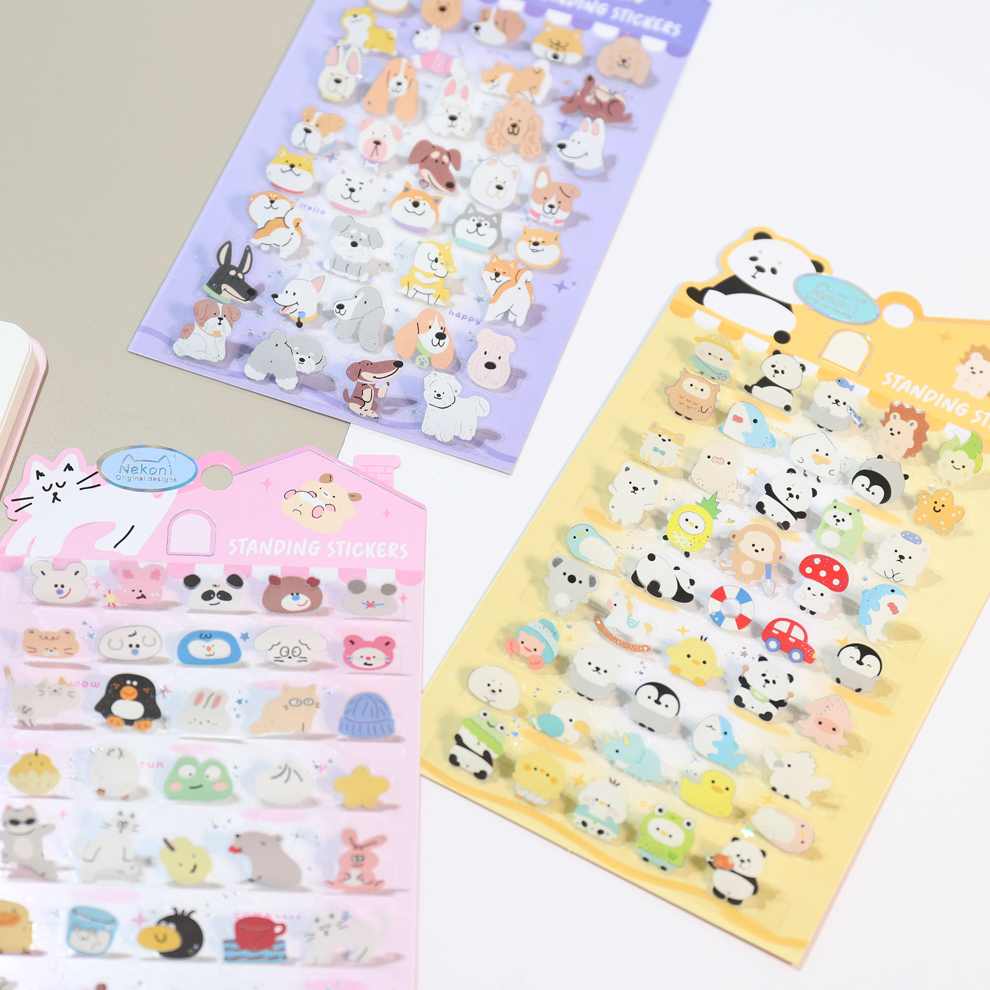 Nekoni萌宠漫画小人搞怪抽象系列手帐diy装饰记号贴3d立体站立贴儿童女孩贴画卡通趣味贴纸,文具电教/文化用品/商务用品,贴纸/立体贴纸,淘宝优惠券,粉丝福利购,淘宝优惠卷