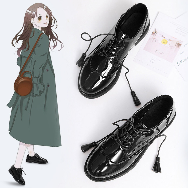 复古jk小皮鞋子女基础款日系2021秋季新款英伦风软底平底百搭单鞋在类目 女鞋, 低帮鞋中 - 来自Buy2taobao.com提供专业的淘宝代购服务