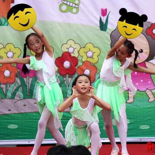 手拿舞蹈道具手花毡布娃娃头幼儿园演出运动会入场表演道具