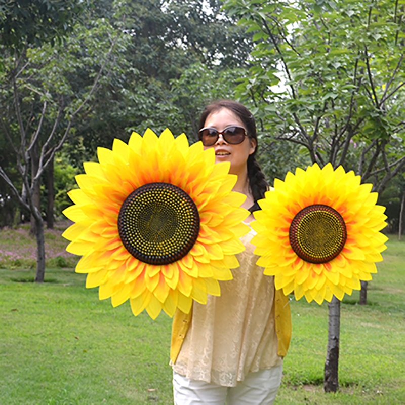 舞蹈道具向日葵幼儿园表演花儿童演出运动会开幕入场式道具太阳花