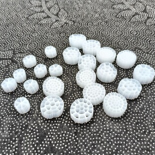 MBBR填料流化床填料污水处理生物挂膜活性培菌K1K2K3鱼缸水族过滤