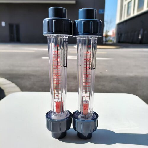 液体浮子立式水管道式流量计UPVC