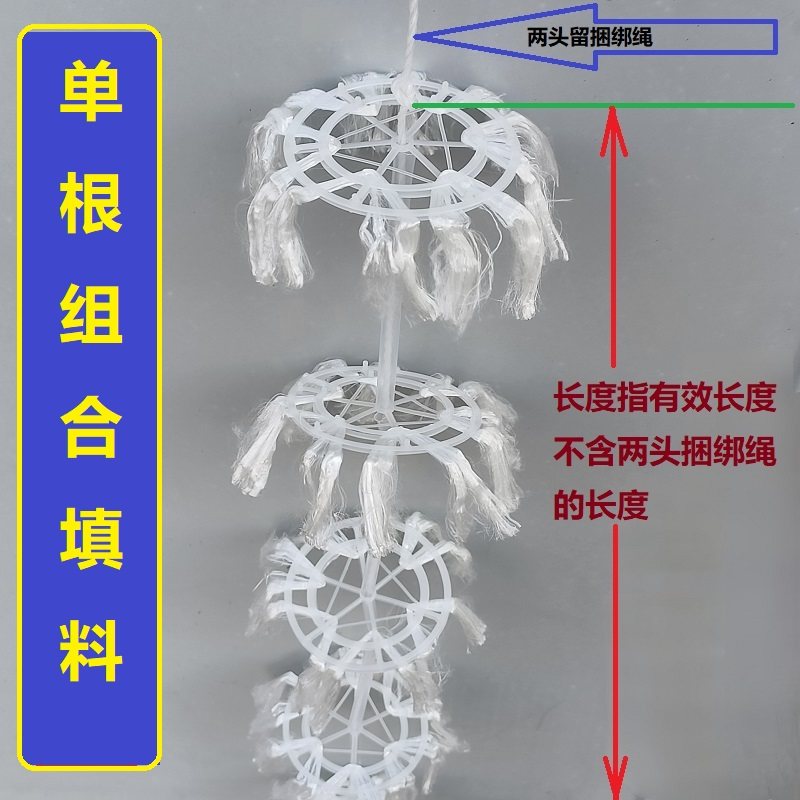 片状组合填料生物挂膜 环保生化填料好氧半软性 污水处理填充滤料