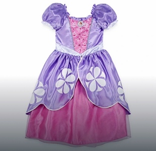 正品老款迪士尼商店sofia公主裙蘇菲亞禮服兒童連衣裙童話公主裝