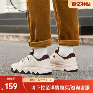 复古情侣鞋 漫游2鸿星尔克男板鞋 休闲运动鞋 软底增高滑板鞋 子 冬季