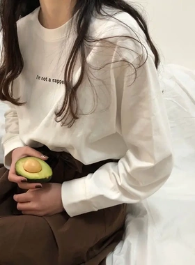 Autumn long-sleeved shirt women on clothes loose thin sectio