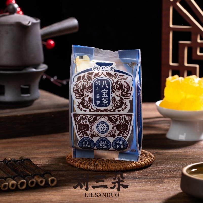 刘三朵玛卡桑葚八宝茶图片