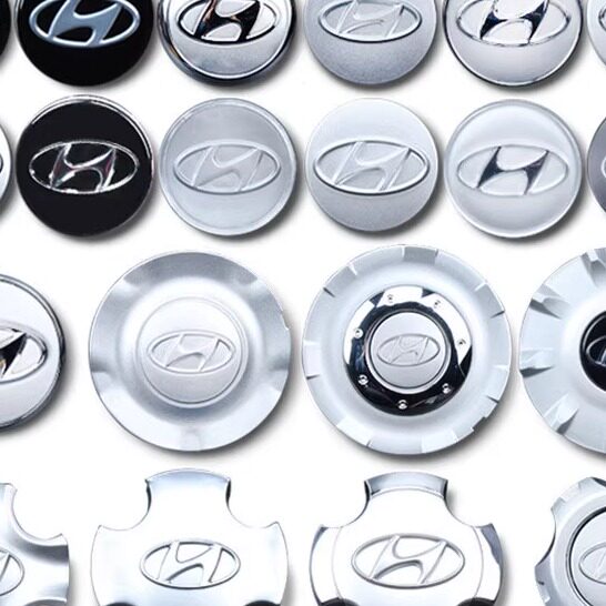 适用于现代轮毂盖朗动伊兰特悦动途胜ix35胜达车轮毂中心盖标改装