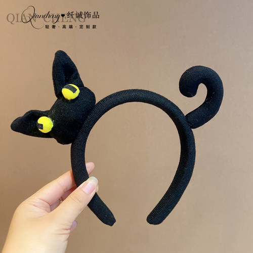 纤城发箍布可爱猫咪发饰