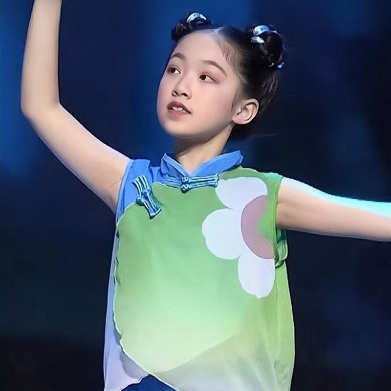 精选儿童a演出服童年的 夏夜蒲扇 谣柚子灯 童忆外婆桥古典舞蹈表