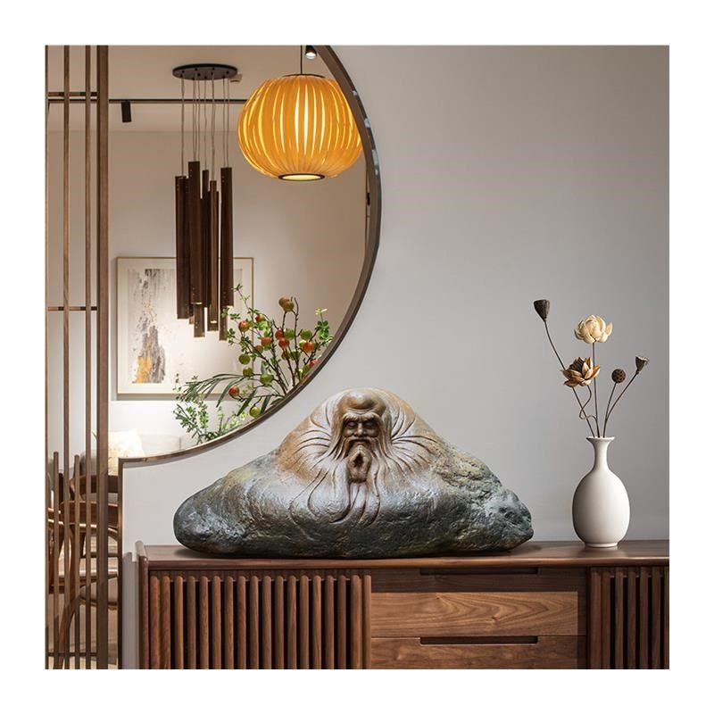 精选新中式老子像创意工艺品庭院花园造景布置茶室玄Z关装饰摆件,家居饰品,国学摆件,淘宝优惠券,粉丝福利购,淘宝优惠卷