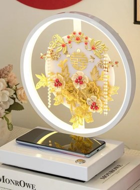 精选新中式结婚礼物送新人新娘同事F闺蜜高级实用乔迁新居摆件订