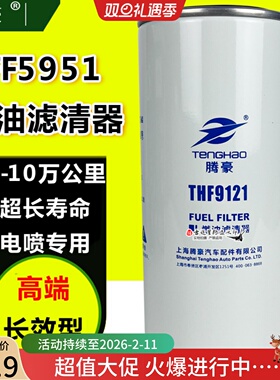 FF5951柴油格滤清器适配东风天锦KR245天龙KL国六燃油滤芯91FG026