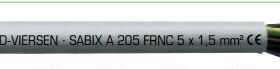 SABIX A 205 FRNC5x1.5控制电缆 sab