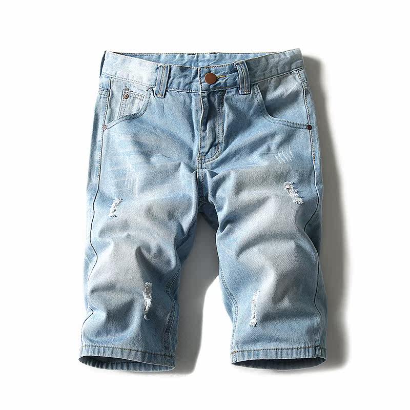 men broken demin shorts casual pants jeans trousers for menin the Men's clothing, Jeans  category - from Buy2taobao.com to provide professional Taobao agent buy service