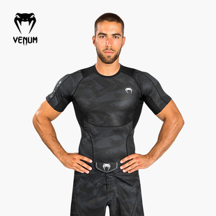 3.0男紧身短袖 运动T恤健身训练跑步锻炼短袖 毒液ELECTRON VENUM