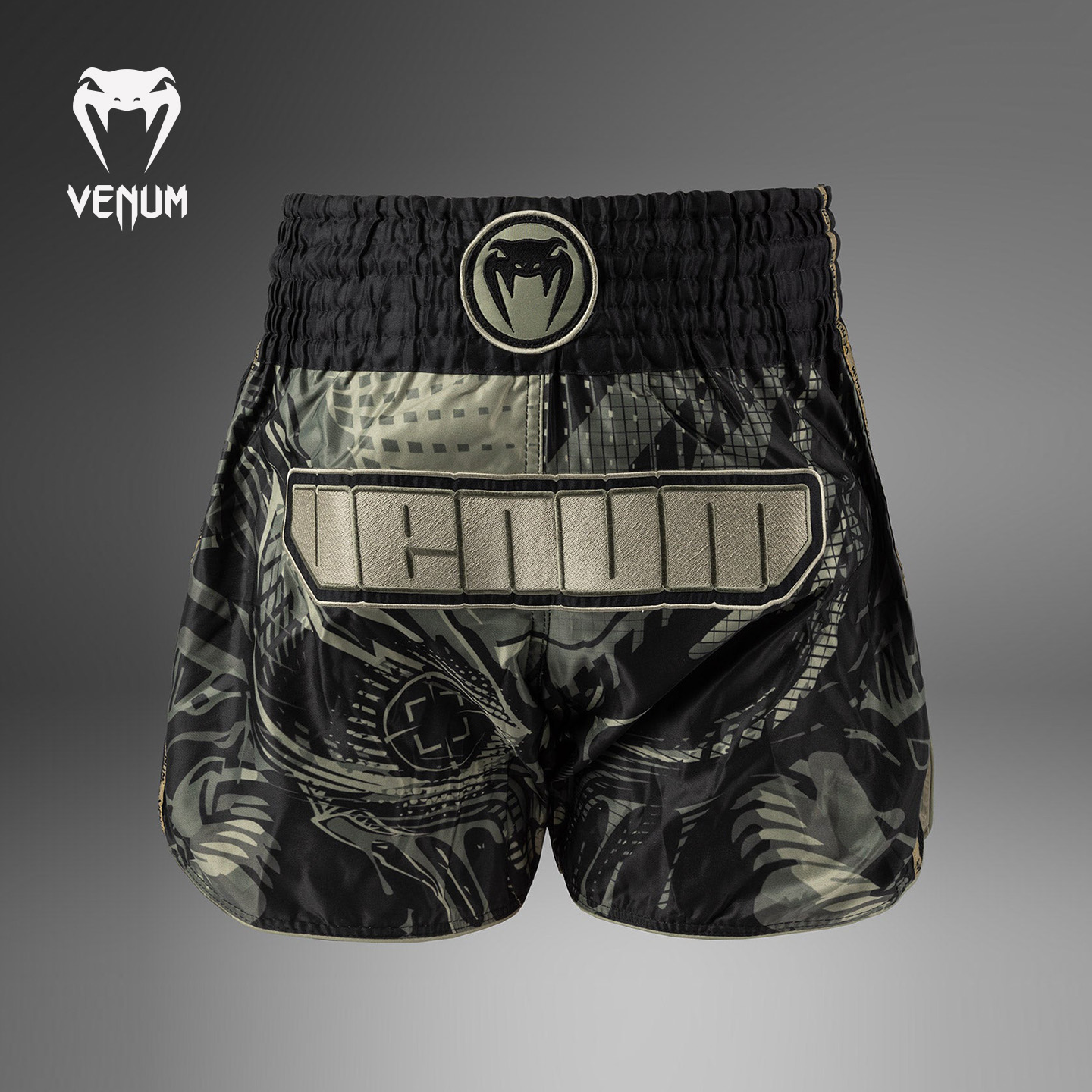 VENUM毒液Invader泰拳短裤男女成人健身训练拳击搏击运动格斗