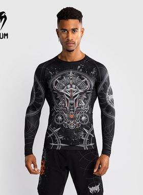 VENUM毒液 角斗士5.0男长袖紧身衣运动健身训练跑步防磨上衣