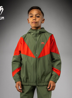 VENUM毒液 Vectra儿童运动卫衣外套时尚拉链连帽轻盈款