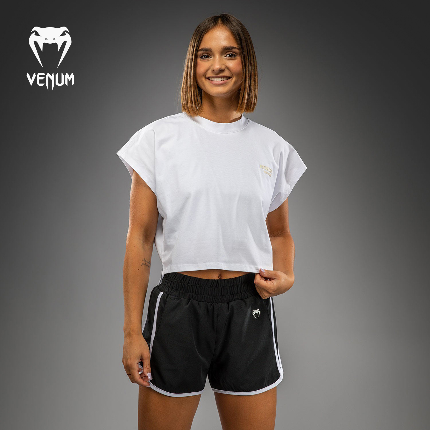 VENUM毒液 Twilight女领短袖运动健身跑步训练休闲百搭简约T恤