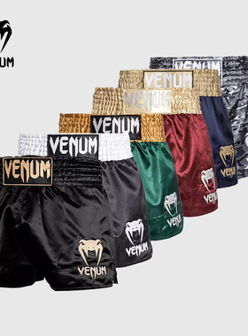 VENUM 毒液泰拳短裤搏击运动裤拳击散打格斗裤训练专业男女比赛裤