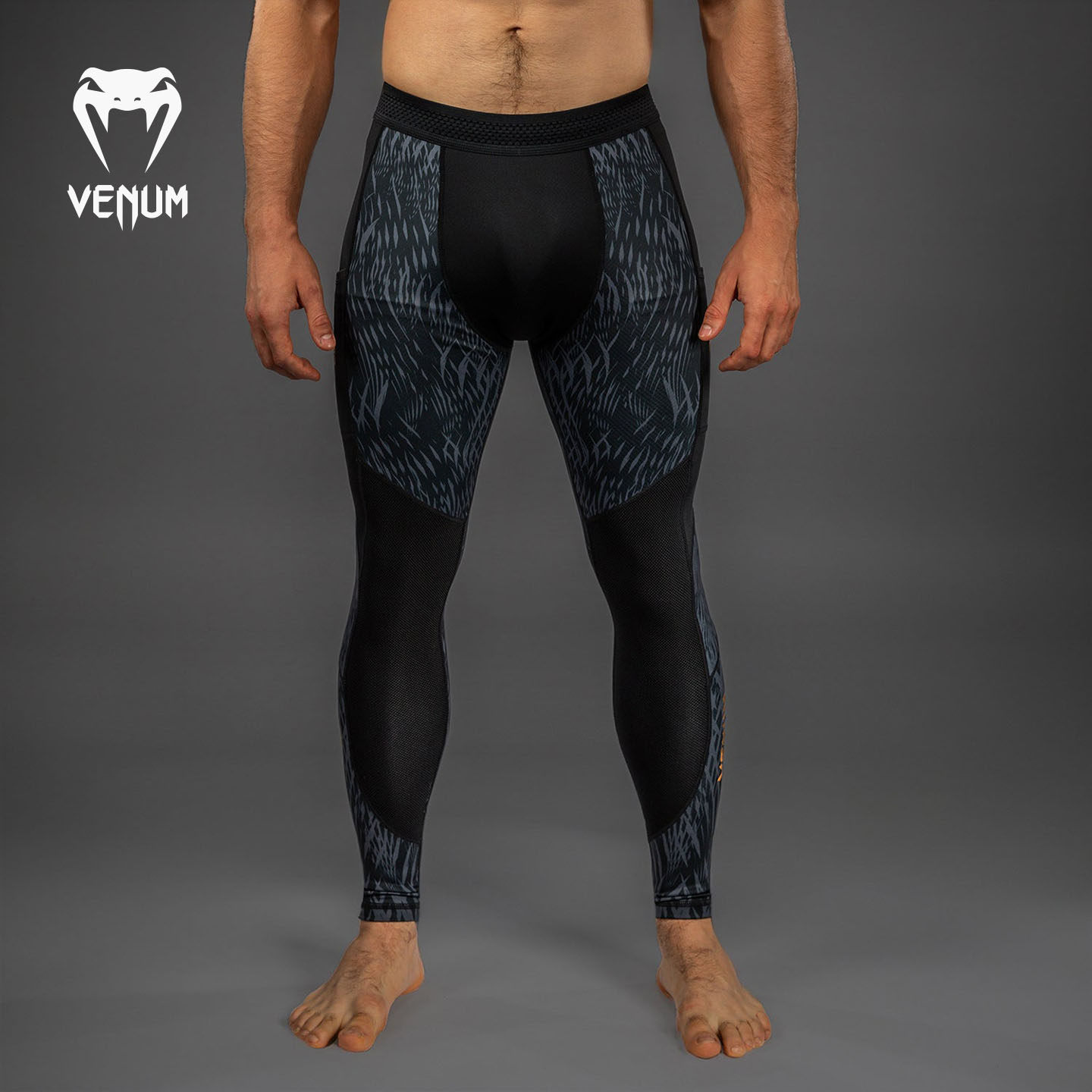 VENUM毒液UFC奇马耶夫男紧身长裤拳击柔术健身防磨运动训练