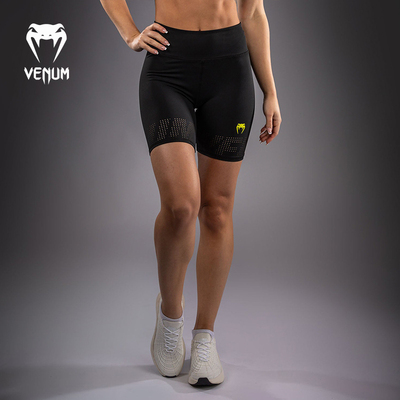 VENUM毒液Lazer女压缩紧身短裤透气健身跑步柔术格斗训练搏击裤