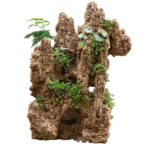 天然吸水石原石上水石石山山水盆景假山造景小摆件大型流水微景观