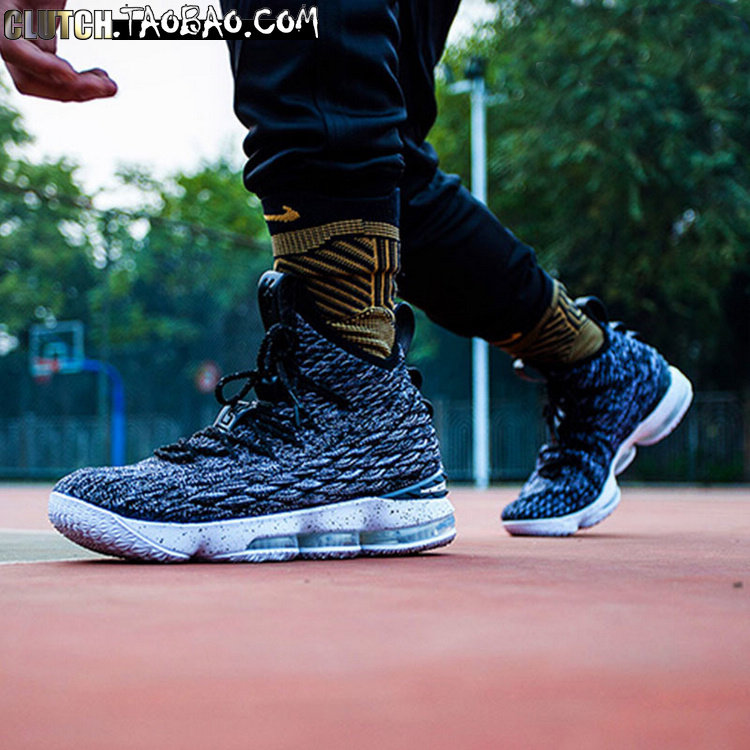 决战时刻-nike lebron 15 lbj詹姆斯15代首发灰篮球鞋 897649-002