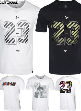 酷动城AIR JORDAN A-J23号芝加哥篮球短袖 843131-010 100 862840
